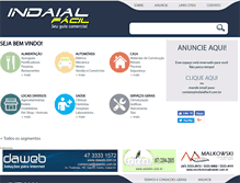 Tablet Screenshot of indaialfacil.com.br